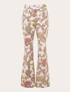 Pantalón flare Oriana de algodón - Philippa 1970 - FashionsVida