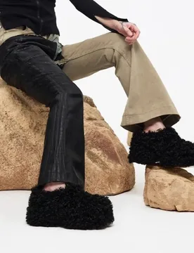 High Heels Women's Cotton Slippers Fur Platforn Casual Warm Mules Shoes 2026 Fashion Short Plush Winter Snow Boots Para Mujer - Aliexpress - FashionsVida