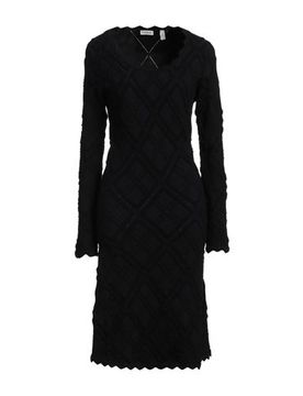 Vestido midi Mujer Negro L,M,S Mujer