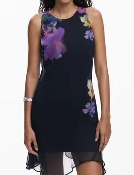 Damen KLEID Schwarz 25WWVW30_NE2000