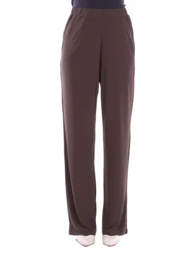 Donna pantalone 2616781028600 002 mml ozono testa di moro - Max Mara - FashionsVida