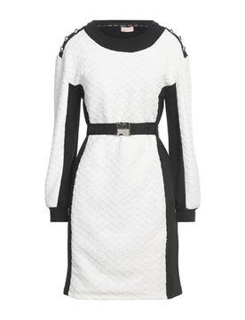 Mini-Kleid Damen Weiß L,S Damen