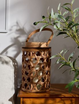 Lanterna in legno - marrone