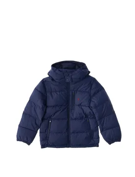 Piumino con cappuccio POLO BOYS BLU NAVY M - Ralph Lauren - FashionsVida
