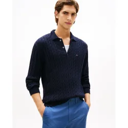 Jersey de caballero de ochos tipo polo