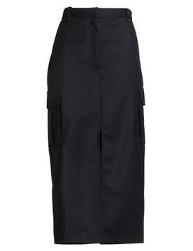 Midi-Rock Damen Nachtblau 32,34,36,38,40 Damen