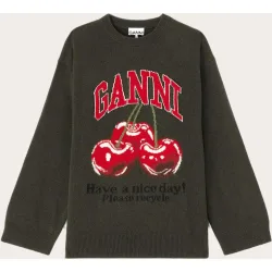 Ganni - Jersey oversize