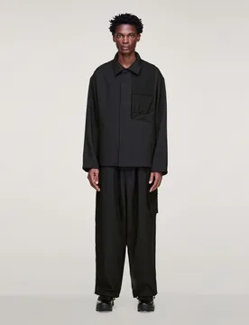 Y-3 SPORT UNIFORM STRAIGHT PANTS M Black - Adidas - FashionsVida