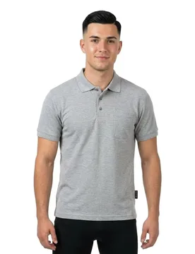 Polo à Manches Courtes Crossover 00783 Grey-Flecked 3XL - MASCOT - FashionsVida
