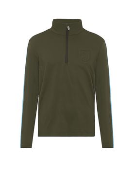 Sous-pull zippé Giorgio vert foncé 52