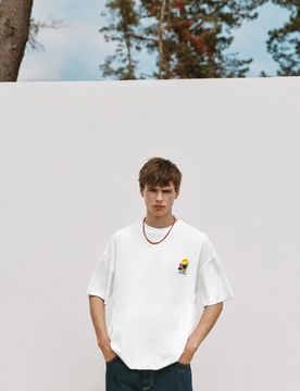 T-Shirt Boxy Grafica Ibiza