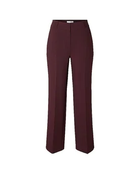 Pantalon de tailleur SLFRITA rouge foncé 38/L32 - Selected Femme - FashionsVida