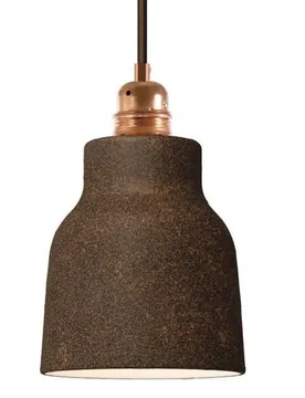 Cables Lampe Suspendue Avec Ampoule Textile Ceramic Glass 1.2 M Rust / White One Size
