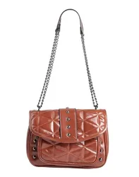 Schultertasche Damen Braun -- Damen