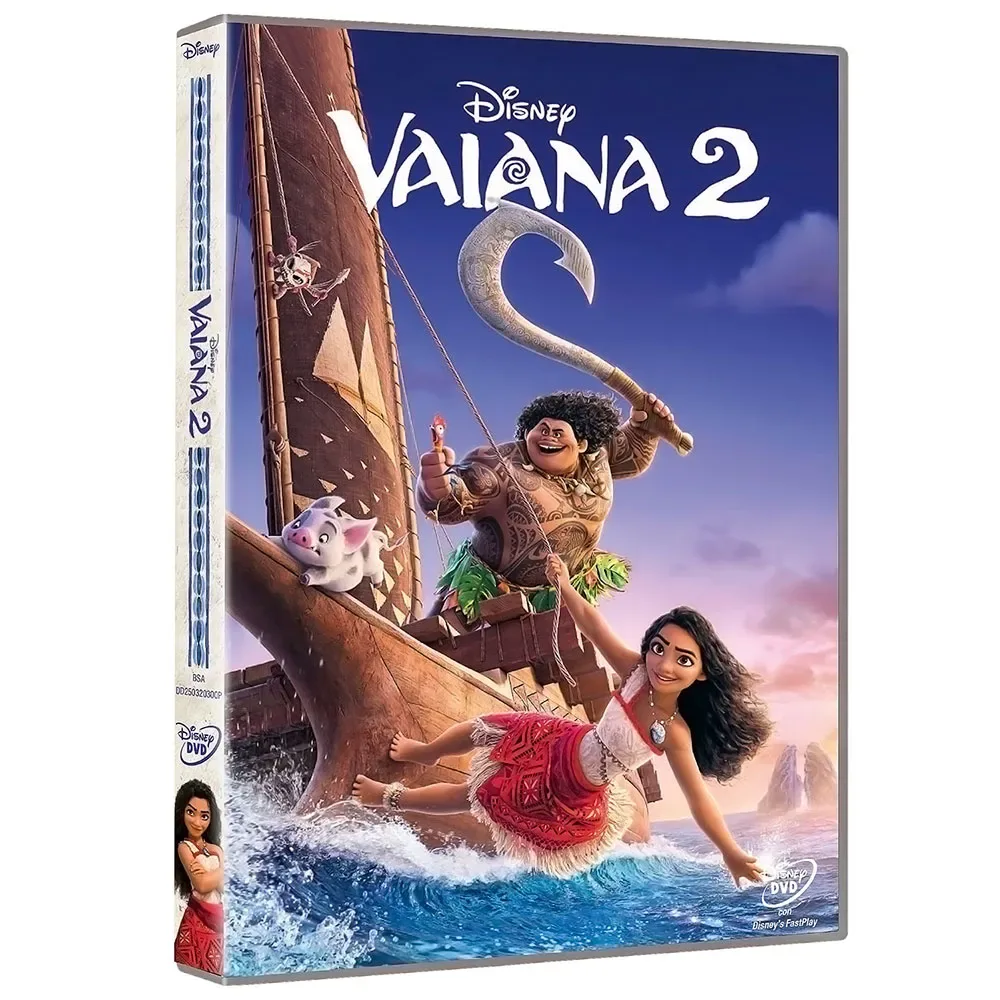 Vaiana 2 Dvd Multicolor One Size unisex - Disney - FashionsVida