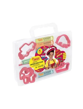 Set Di Argilla Da Modellare 10 Panetti + 6 Tagliapasta + 3 Strumenti Per Modellare + 1 Mattarello 15gr