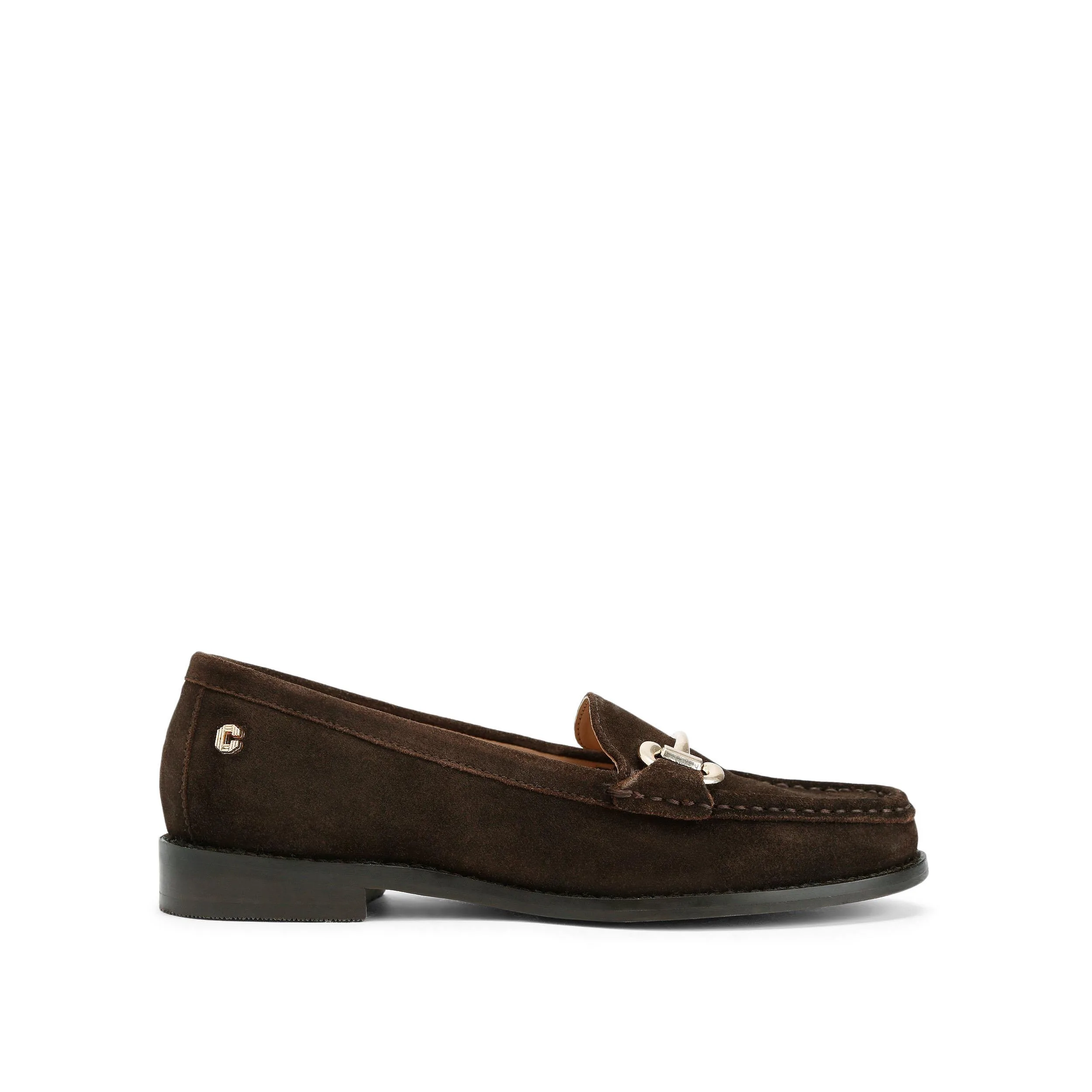 Womens Suede Snap Loafers - Brown - Size Uk 8 - Carvela - FashionsVida