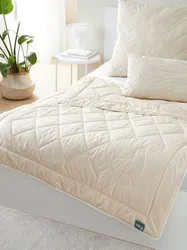 Lama-Leichtsteppbett - Natur - male - Size: 155