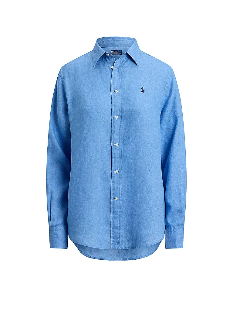 Blusa de lino azul XL - Ralph Lauren - FashionsVida