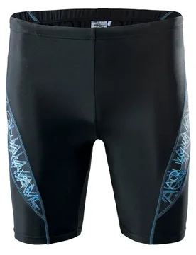Barid Swimming Boxer Black / Blue Curacao Logo M Men - Aquawave - FashionsVida