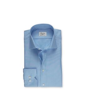 Camisa Slim Fit azul claro 42