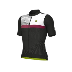 Maglia ciclismo PR-S ZIG ZAG nero 2023