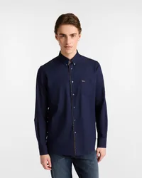 Harmont&blaine camicia uomo blu scuro