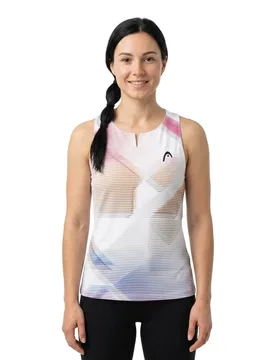 Agility Sleeveless T-shirt Light Blue / Print Vision W 2XL - Head Racket - FashionsVida