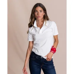 Jersey cuello polo de mujer