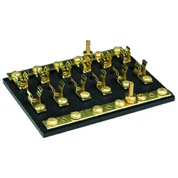 Gang Fuse And Terminal Block Black / Bronze 7/8 x 3 1/4 x 6´´ unisex
