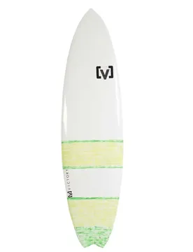 Planche De Surf Eps Swallow Tail Thruster Flying Fish D2 6´0´´ White / Green 182.9 cm unisex