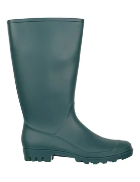 Women's 'Splash' Waterproof EVA Cushioned Deep Lugs Wellington Boots in Teal Size: 5 - Teal - Size: 5 - Mountain Warehouse - FashionsVida