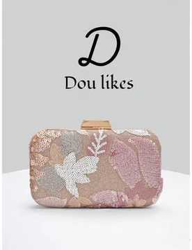 Pieza Bolso de mano de moda retro para mujer, bolso cruzado cuadrado mini con diseño de parches de hojas y flores multicolor, adecuado para fiestas, - Shein - FashionsVida