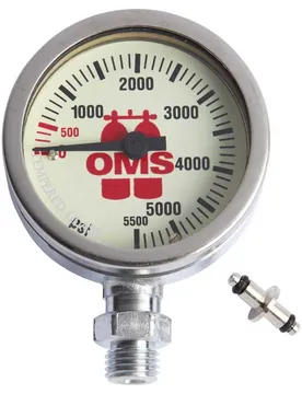 Manometro Spg Mineral Glass 5500 Psi 52 Mm
