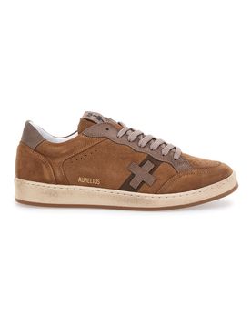 Sneakers da uomo marrone in pelle Aurelius 43