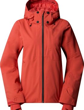 Skijacke W Lenado Jacket Mars Dust für Damen Größe XS Orange