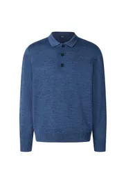 Pullover Polokragen Knopf 1/1 Arm male