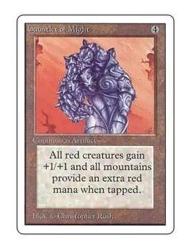 Gauntlet of Might Unlimited - Magic: The Gathering - FashionsVida