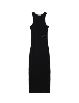Vestito lungo costine Donna a canotta