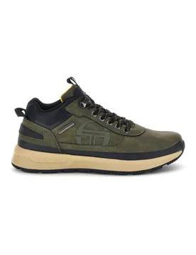 Sneakers Verdi con Inserti Neri Cortina Mix STM627220 42 - Sergio tacchini - FashionsVida