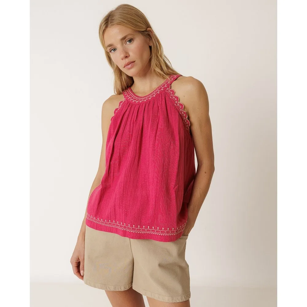 Indi & Cold - Top de mujer corto cuello halter - Indi & Cold - FashionsVida
