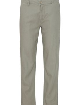 Solid Pantalón chino verde claro