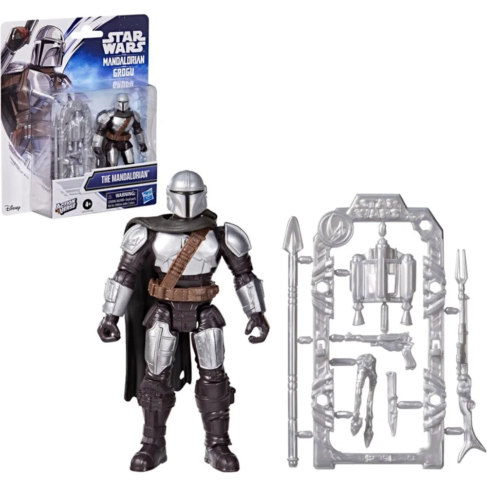 Figura Sw Actionverse Mando And Grogu Ast Star Wars - Hasbro - FashionsVida