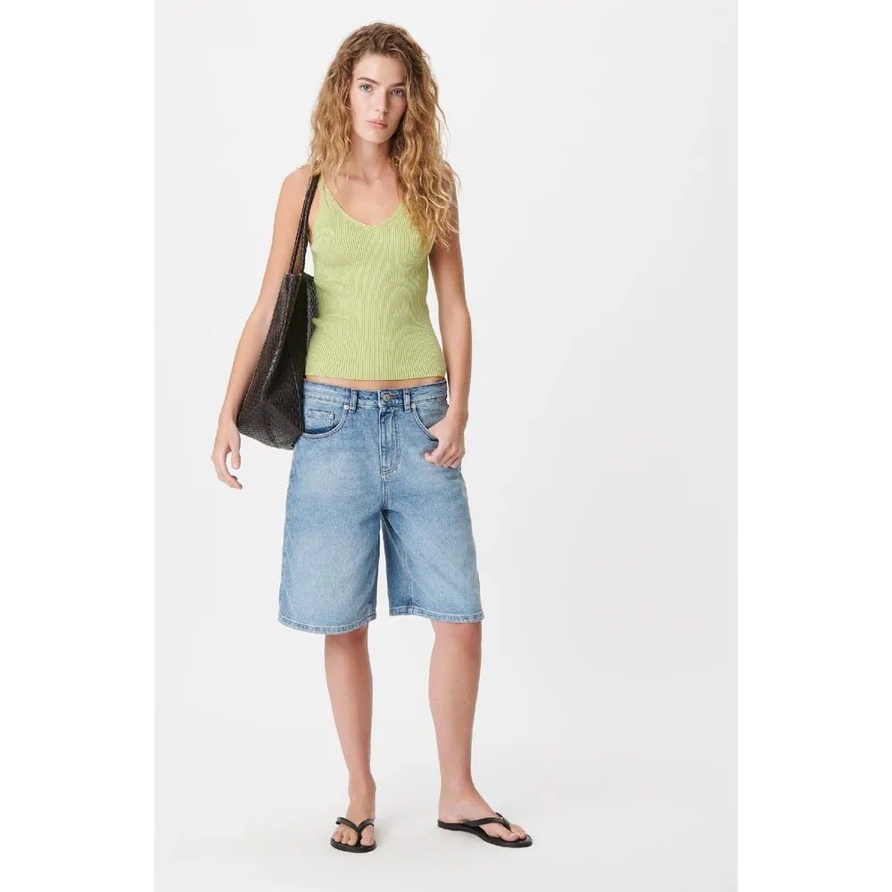 Bermudas de mujer vaqueras cinco bolsillos - IKKS - FashionsVida