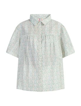 IZIA Blusa azul claro / offwhite