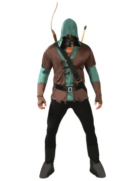 Mittelalter Bogenschütze Kostüm Jäger grün-braun - FIESTAS GUIRCA, S.L. - FashionsVida