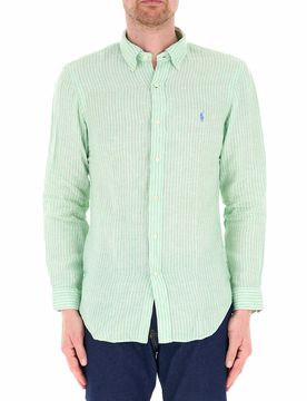 Camicia in lino POLO VERDE M