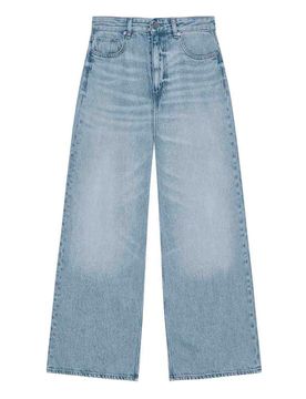 Jeans larghi in denim morbido