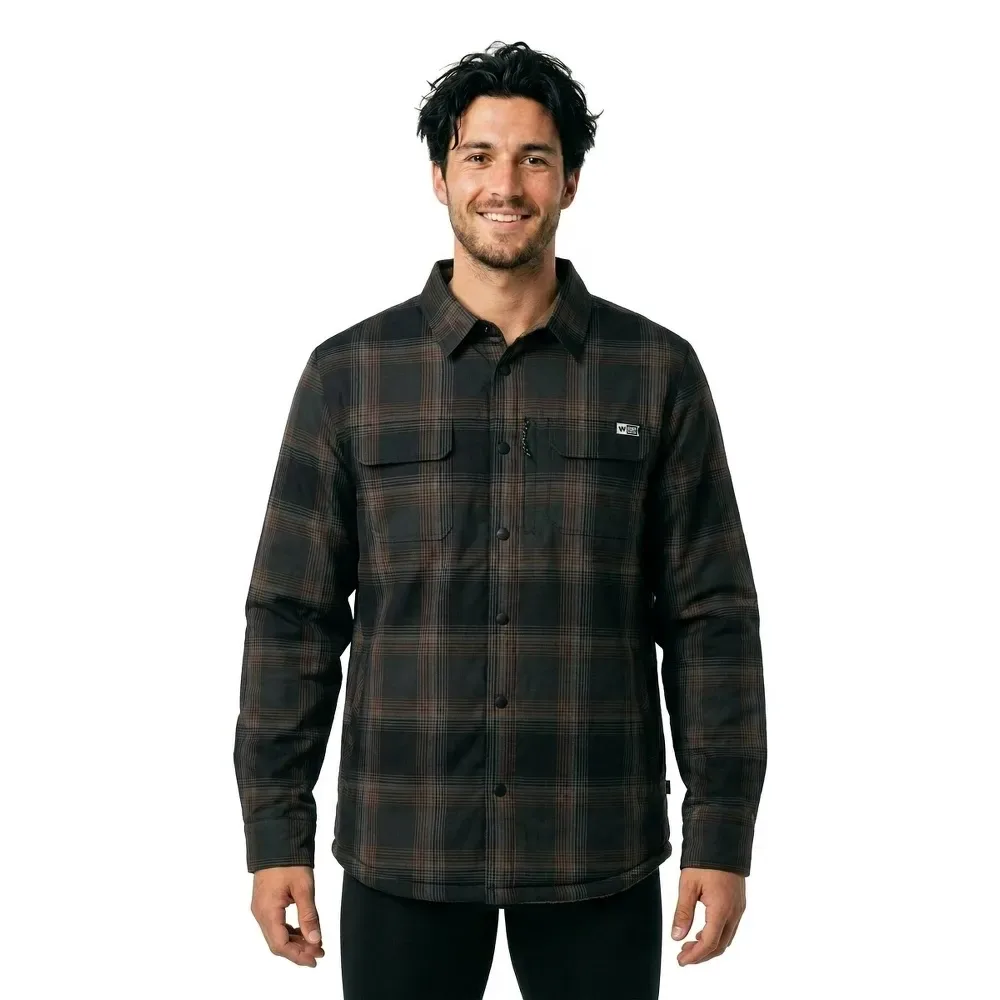 Chemise à Manches Longues Fathom Tech Shacket Phantom M - Salty Crew - FashionsVida
