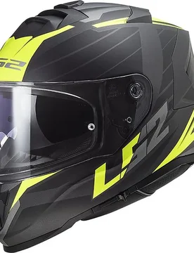 Casco Integrale Moto Doppia Visiera FF800 STORM Nerve Ne taglia 2X - LS2 - FashionsVida